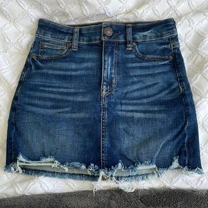 American eagle jean skirt